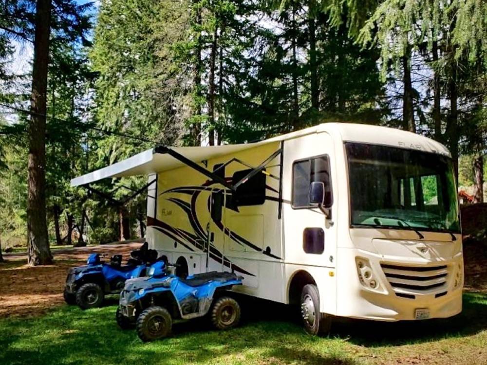 RV site with toys