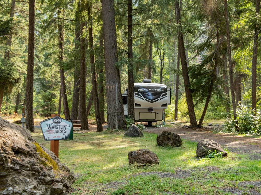 Shaded RV site 16