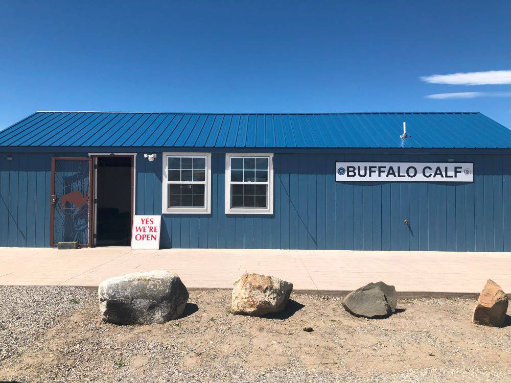 Exterior of the park office at Buffalo Calf Campground