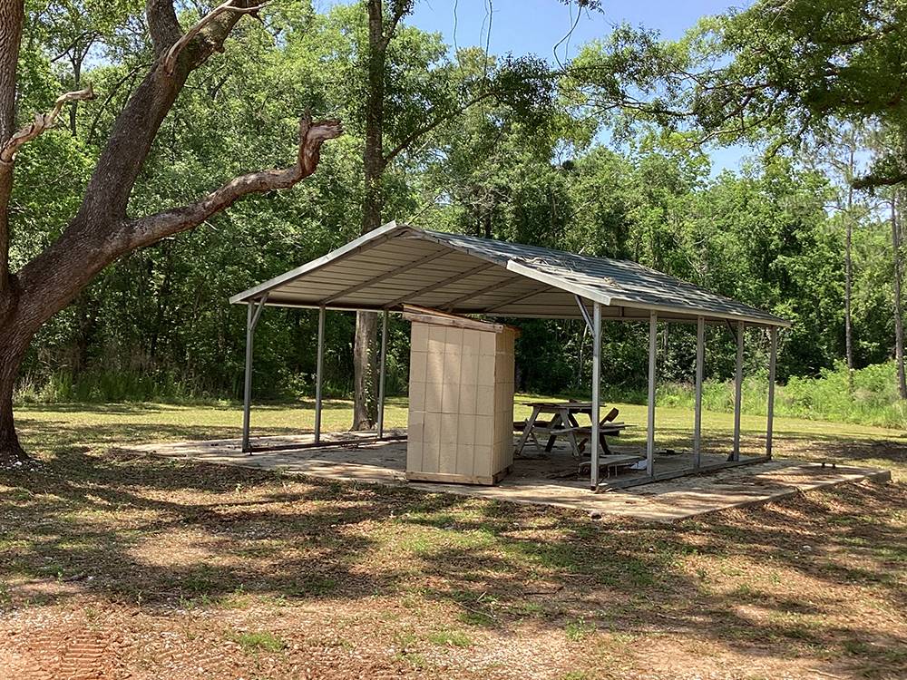 Pavilion at Creekside Campground