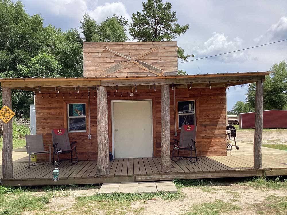 The front of the office building at CHICKASAWHAY RIVER RV PARK