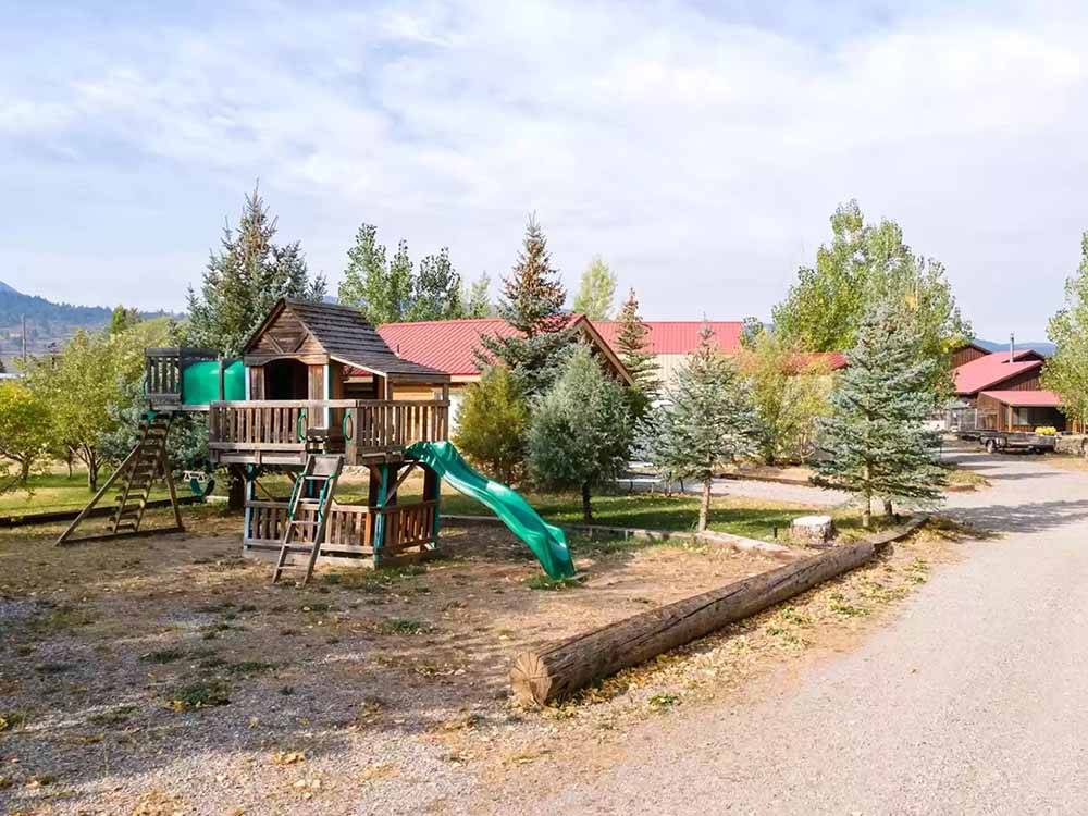 The playground equipment at HOVER CAMP