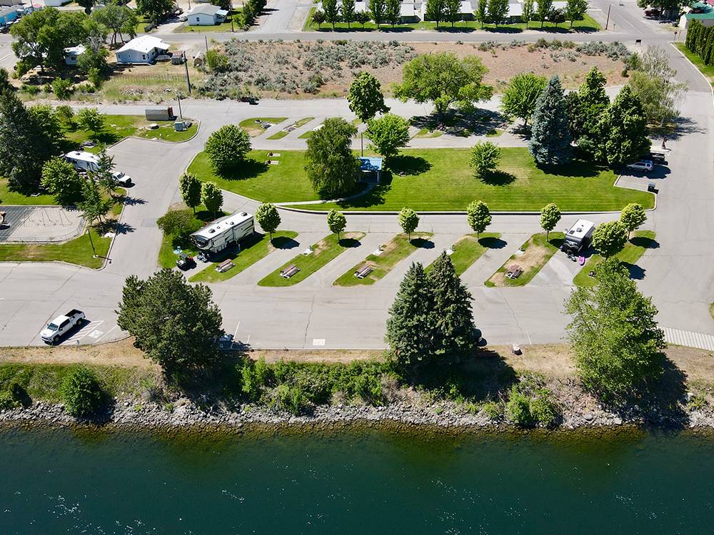 View of the RV sites