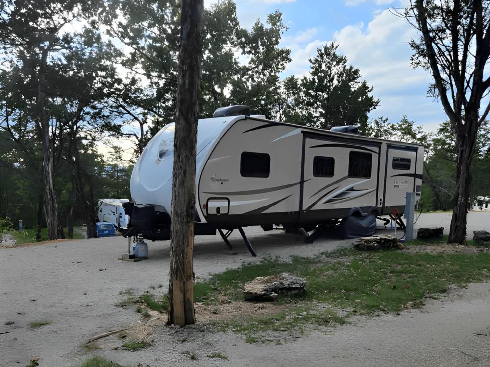 RV parked at site Area 71 RV Park