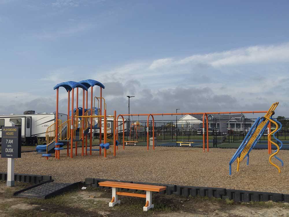 Another view of the playground at SUN OUTDOORS CHINCOTEAGUE BAY
