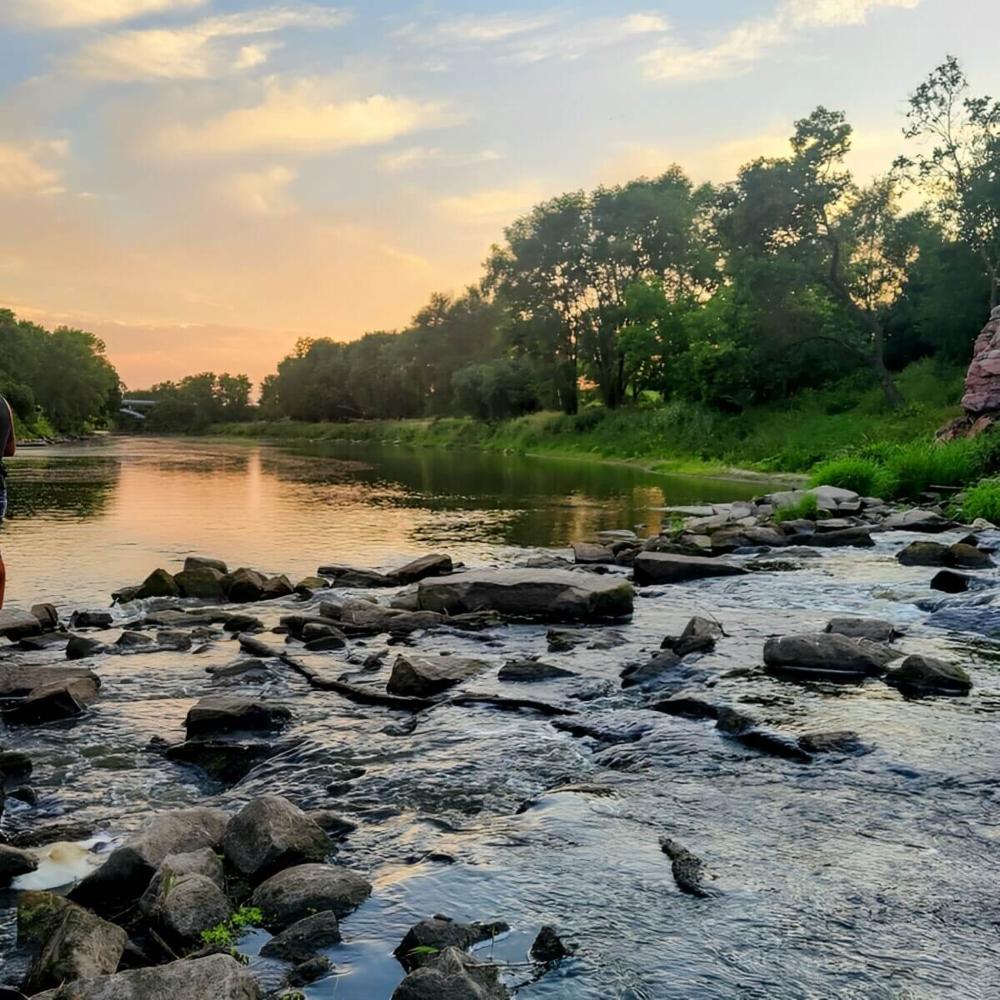 Lake at site Split Rock Park Campground