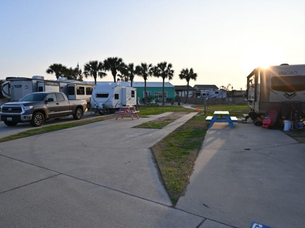 Paved Sites at LaFitte's Hideout RV Resort