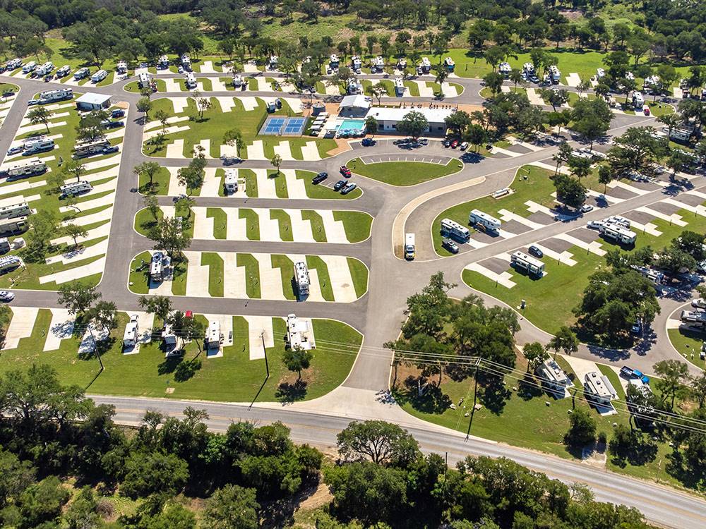 Aerial view of sites