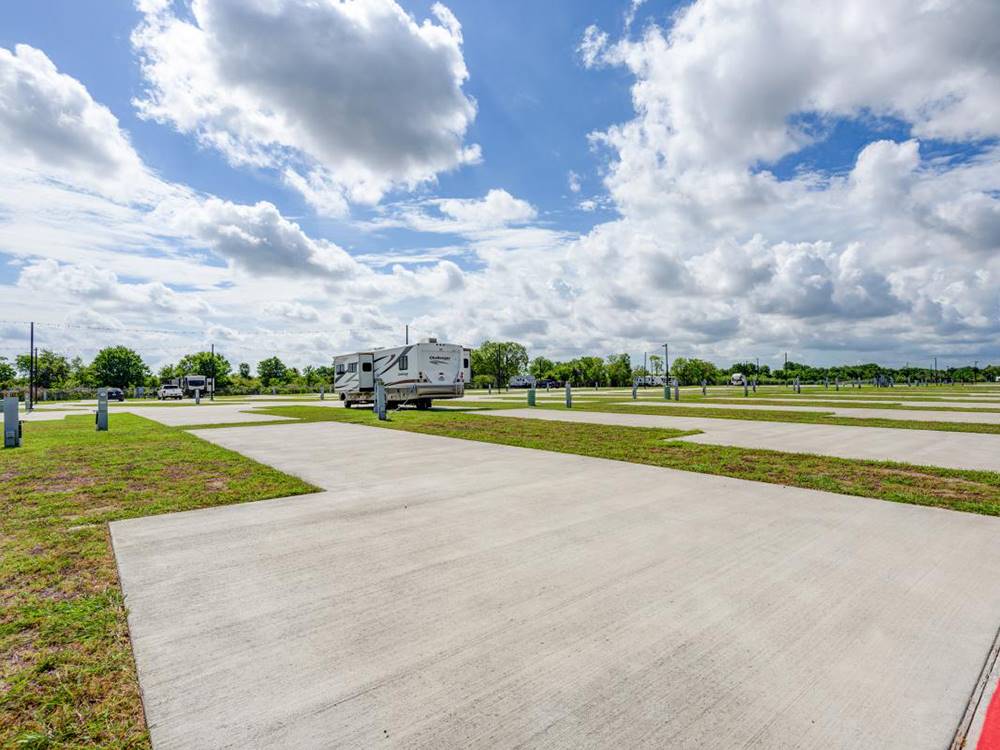 Large paved sites with hookups at Medical Center RV Resort