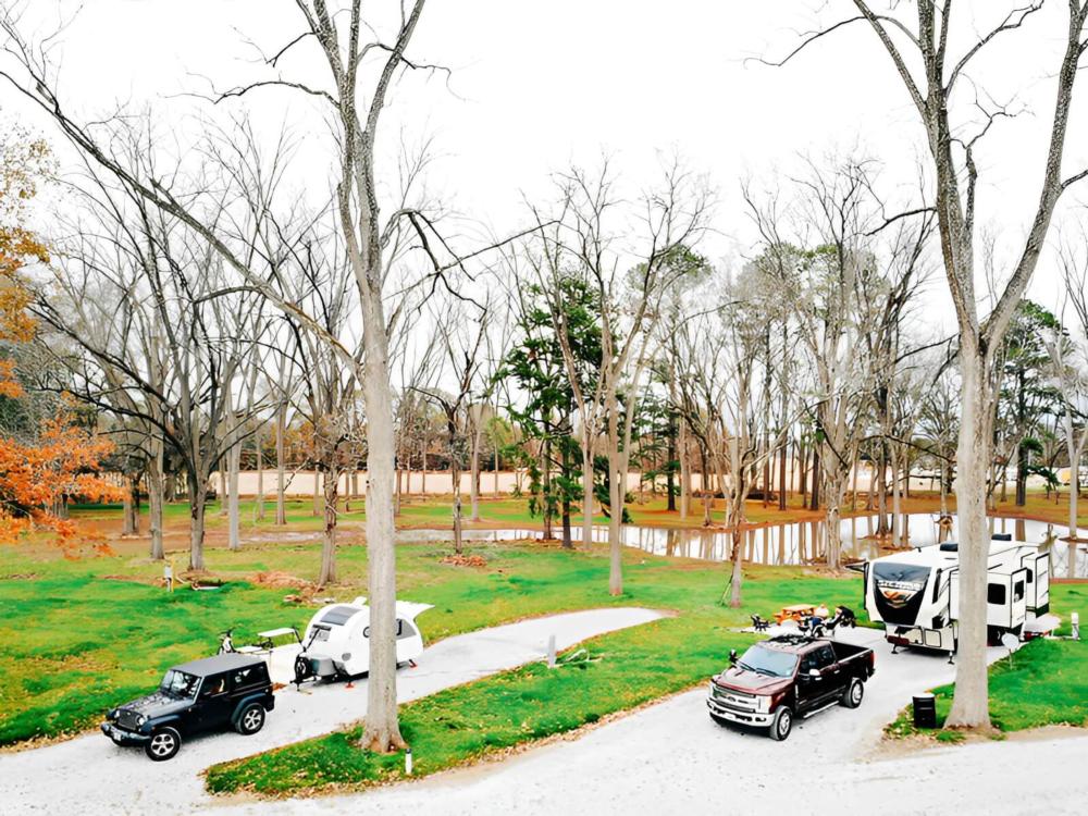 Large paved RV sites