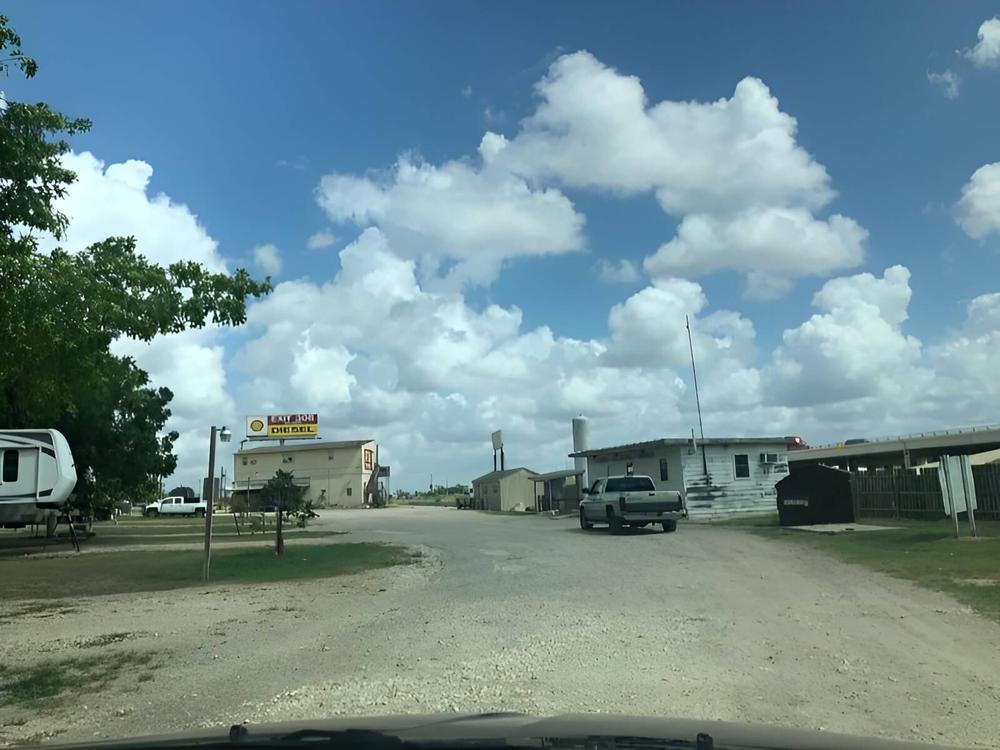 Campground road to sites