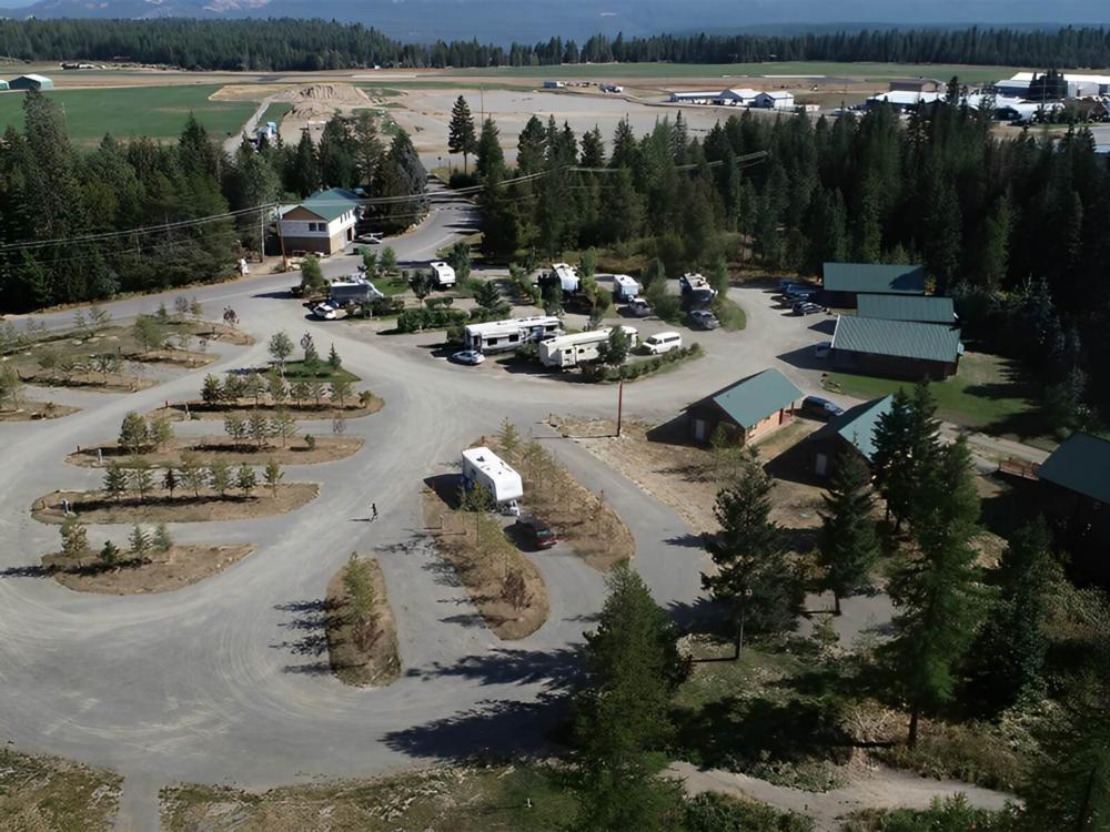 Overhead view of North Haven Campground