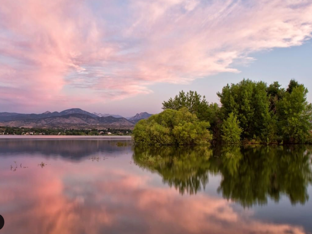 View of lake and mountains at North Shore RV Park & General Store