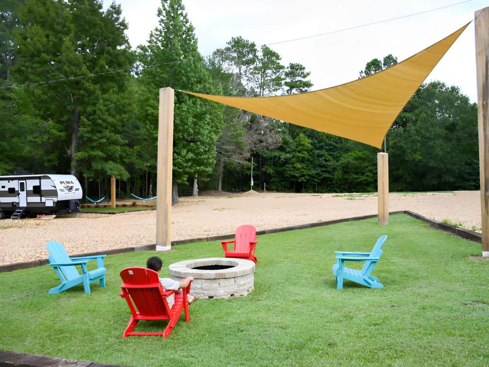 Play area at Flynn's Camping Grounds