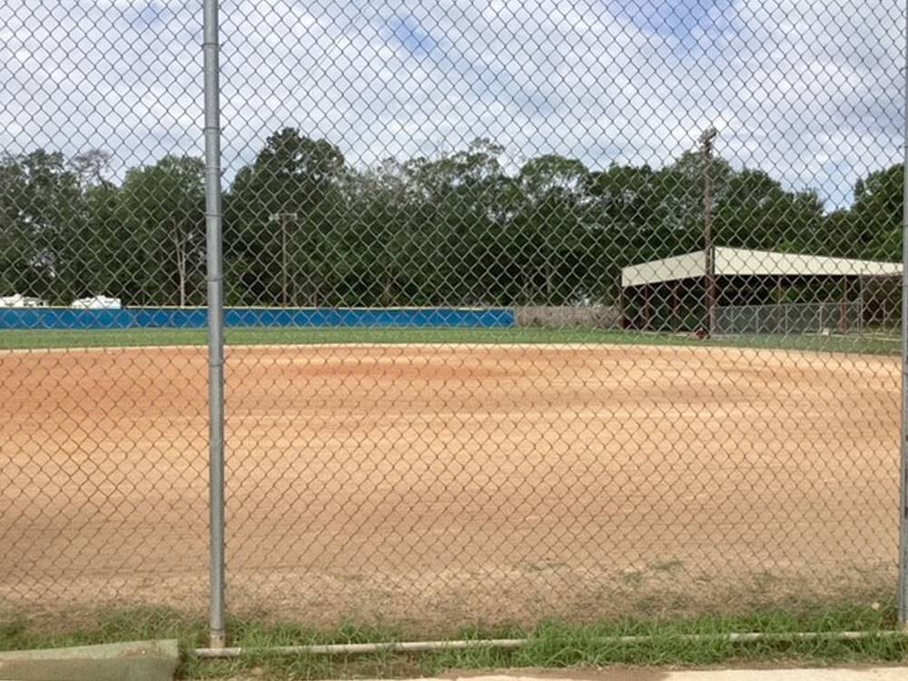 The athletic field at Gator RV Park