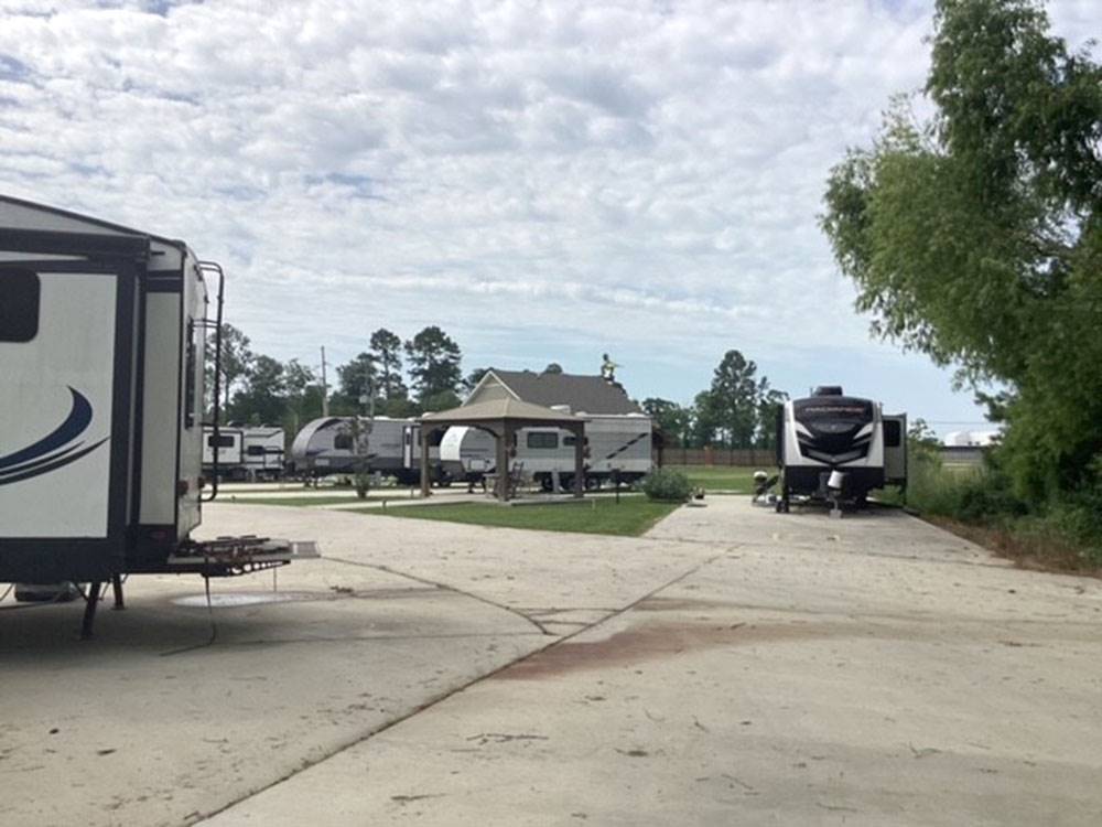 Occupied sites at Gator RV Park