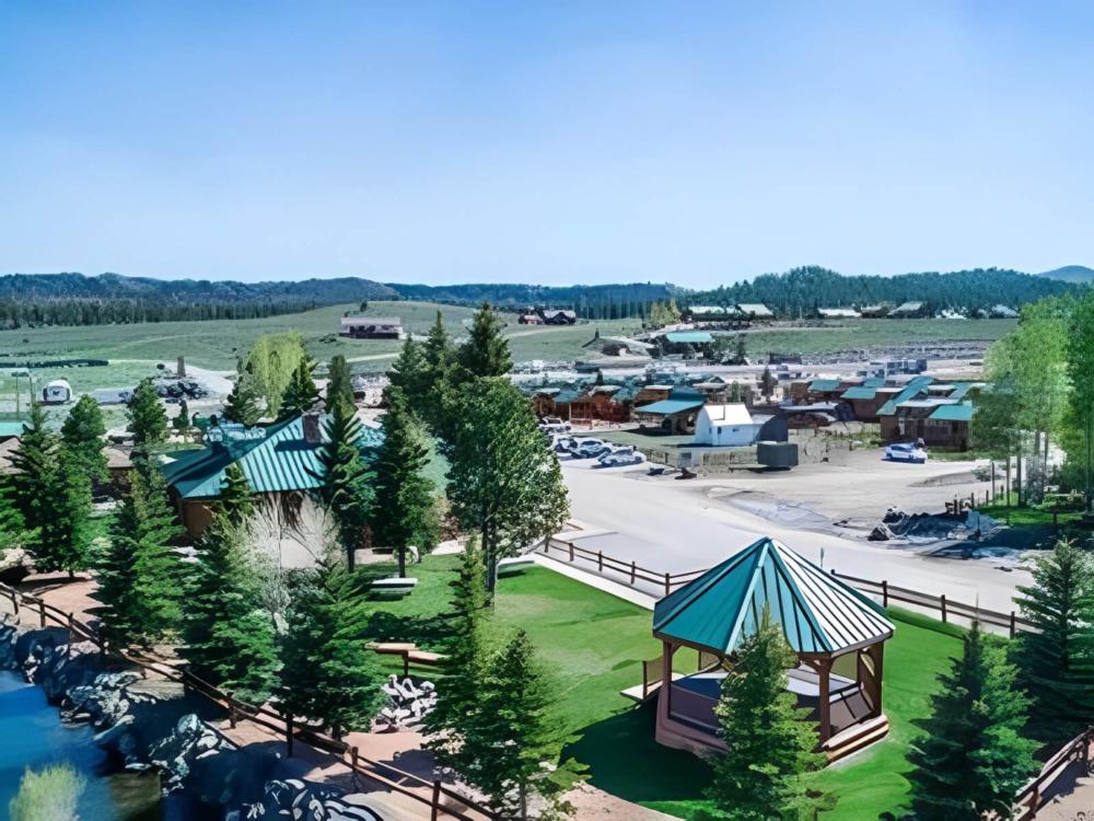 Overhead view at site Panguitch Lake Resort