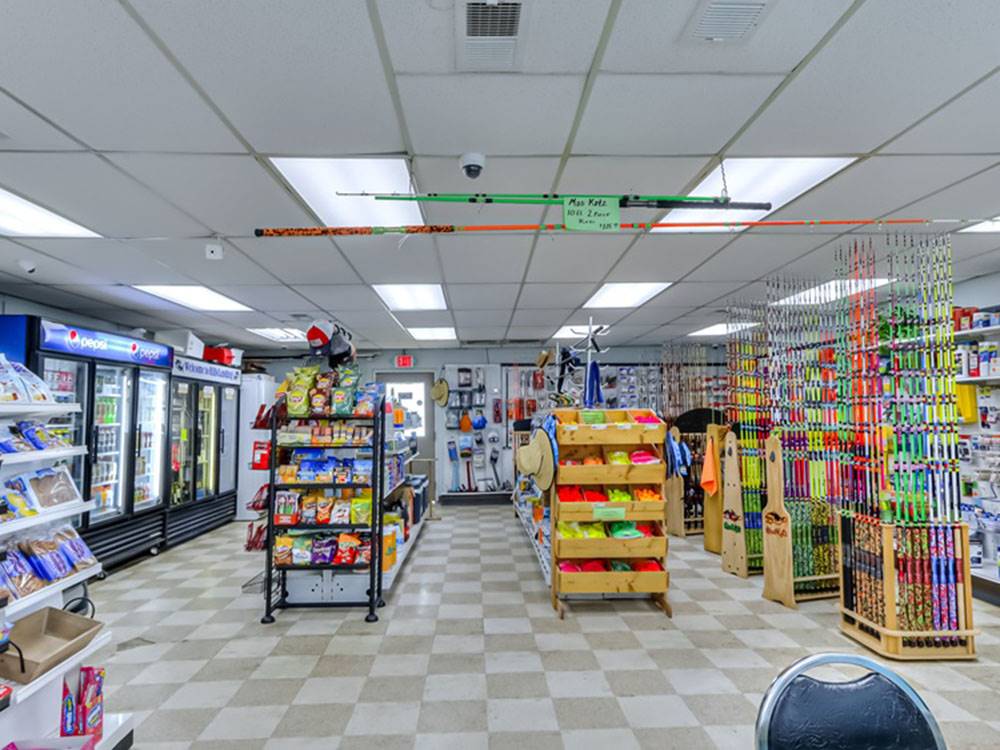 Items for sale at the store