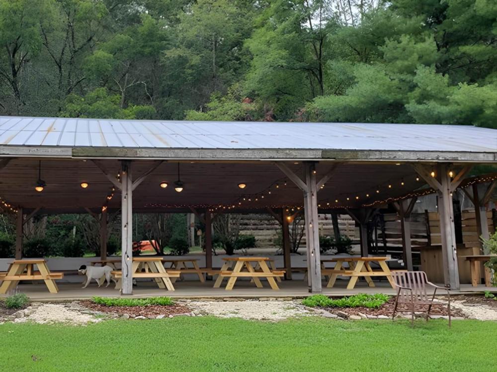 Covered panic area at Wilderness Adventure at Eagle Landing