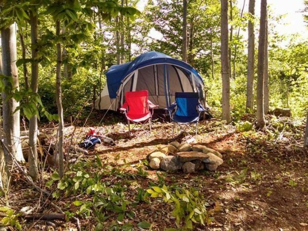 Tent site at Jericho Gateway Family Campground