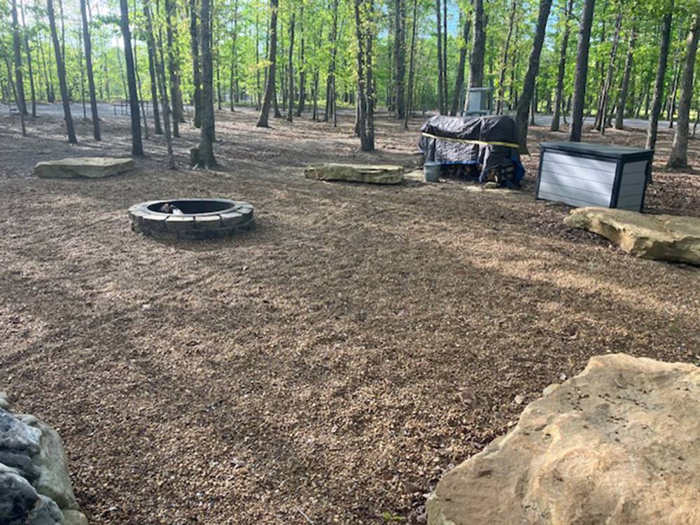 Sites with fire pits at Cloud Camp