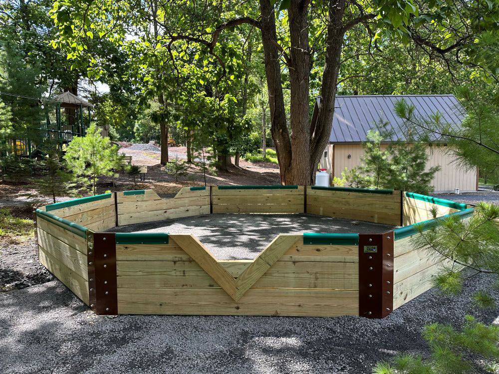 A gaga ball pit