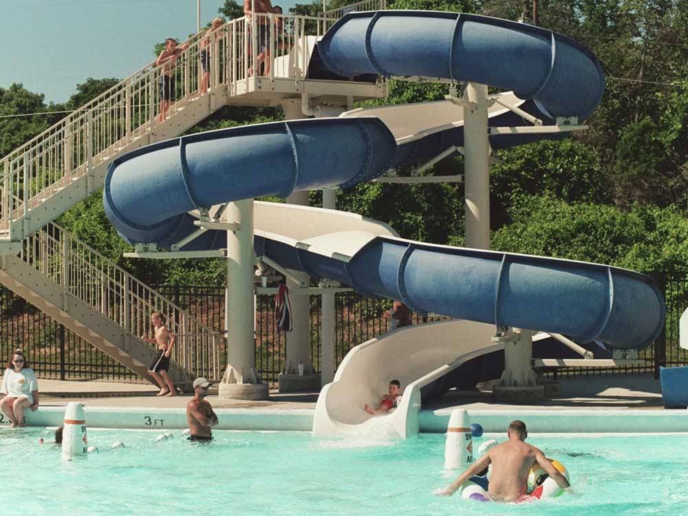 A water slide and pool near OAK VALLEY GOLF COURSE & RESORT