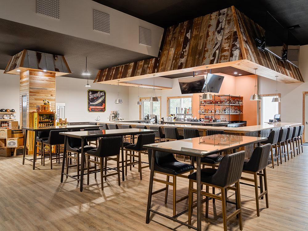 Interior of the restaurant and general store at SWEET CITRUS ACRES RV RESORT