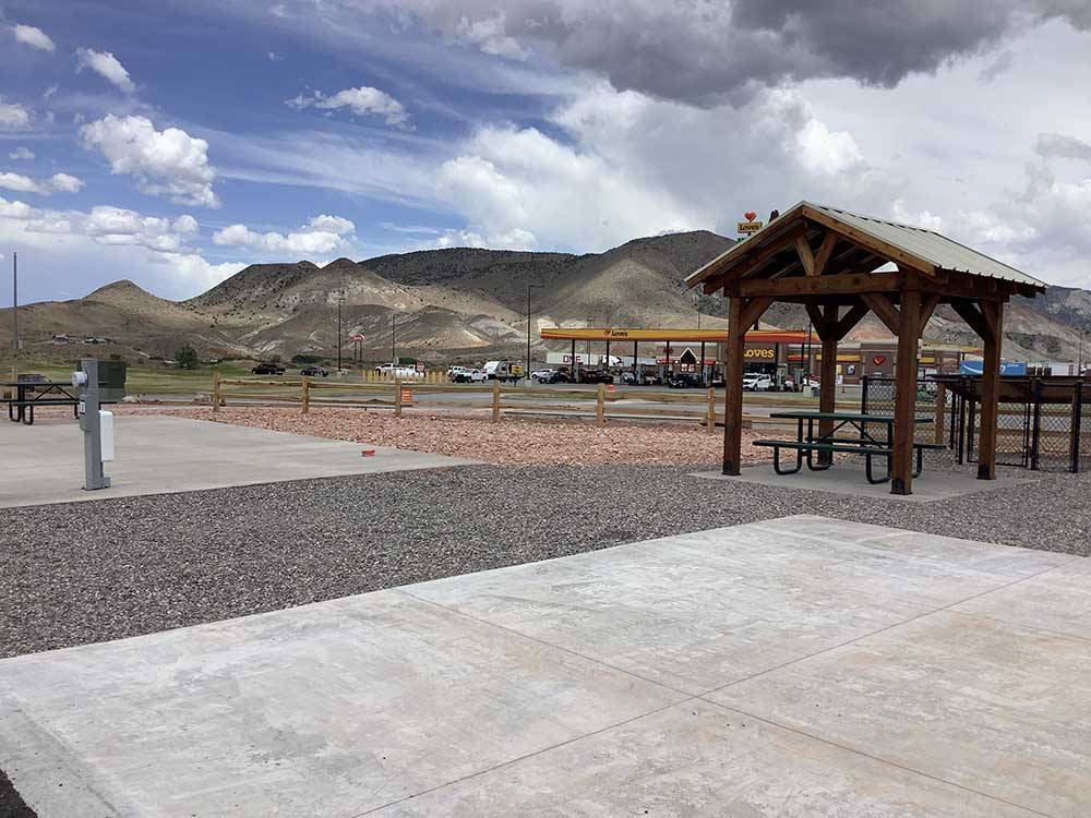 Some of the paved RV sites at LOVE'S RV STOP - 581