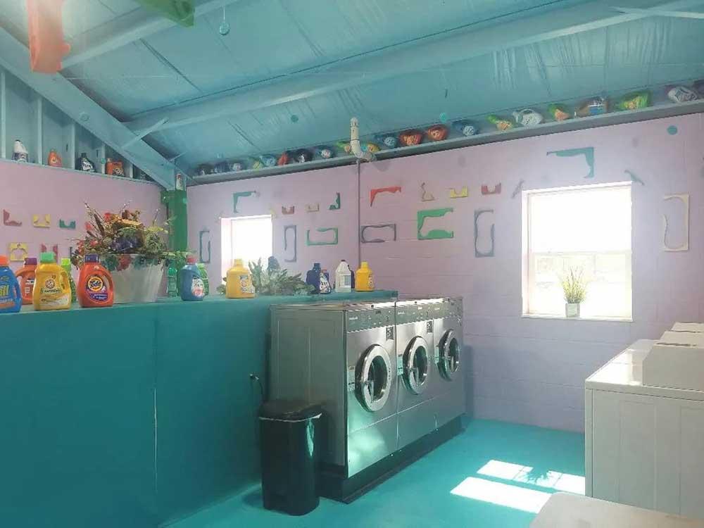 Inside view of the laundry room at STRAWBERRY FIELDS FOR RV'ERS