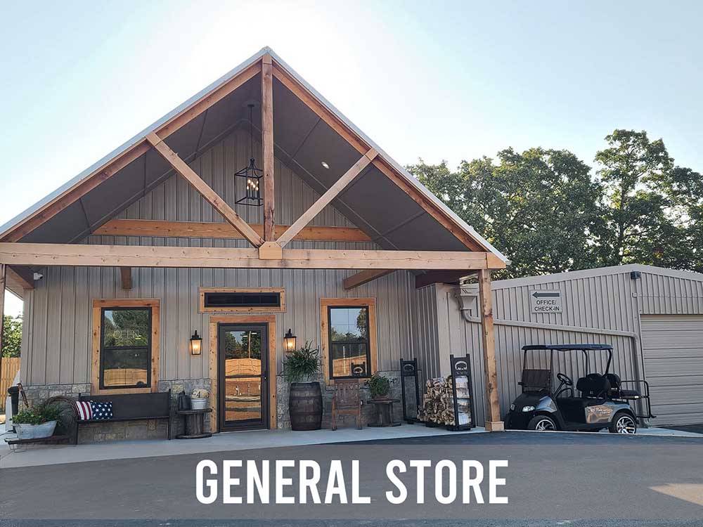 The front of the general store at THE RV PARK AT KEYSTONE LAKE