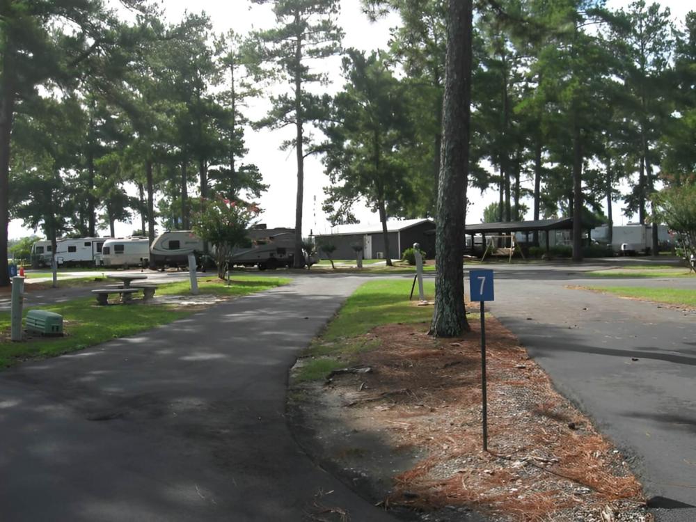 Open RV space at site Interstate RV Park