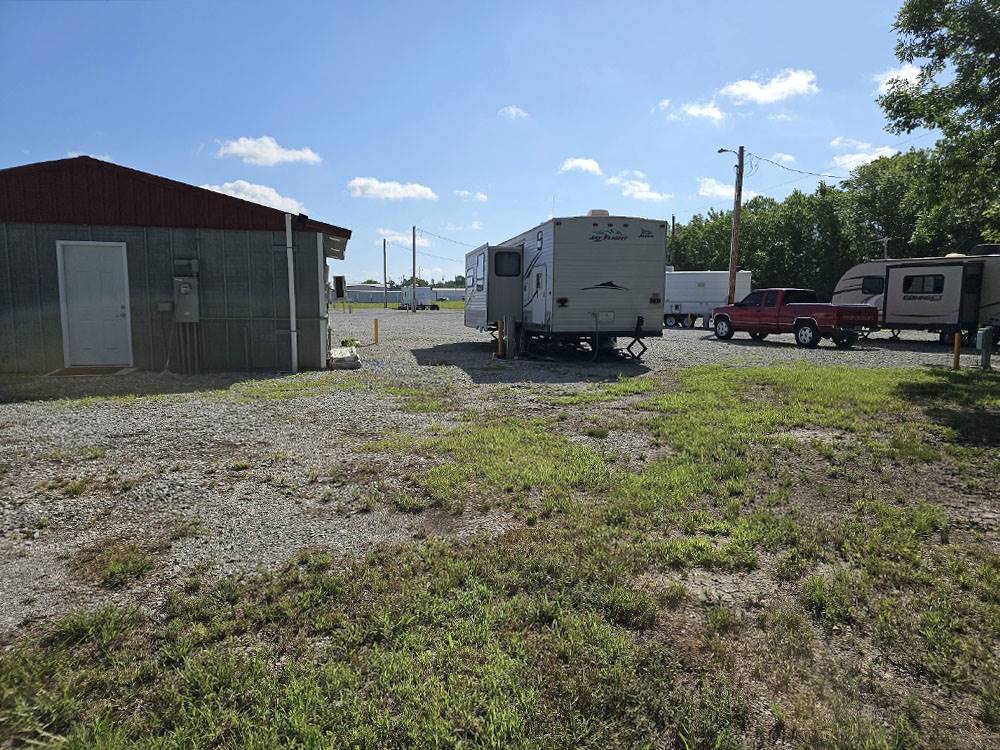 Grassy area near sites