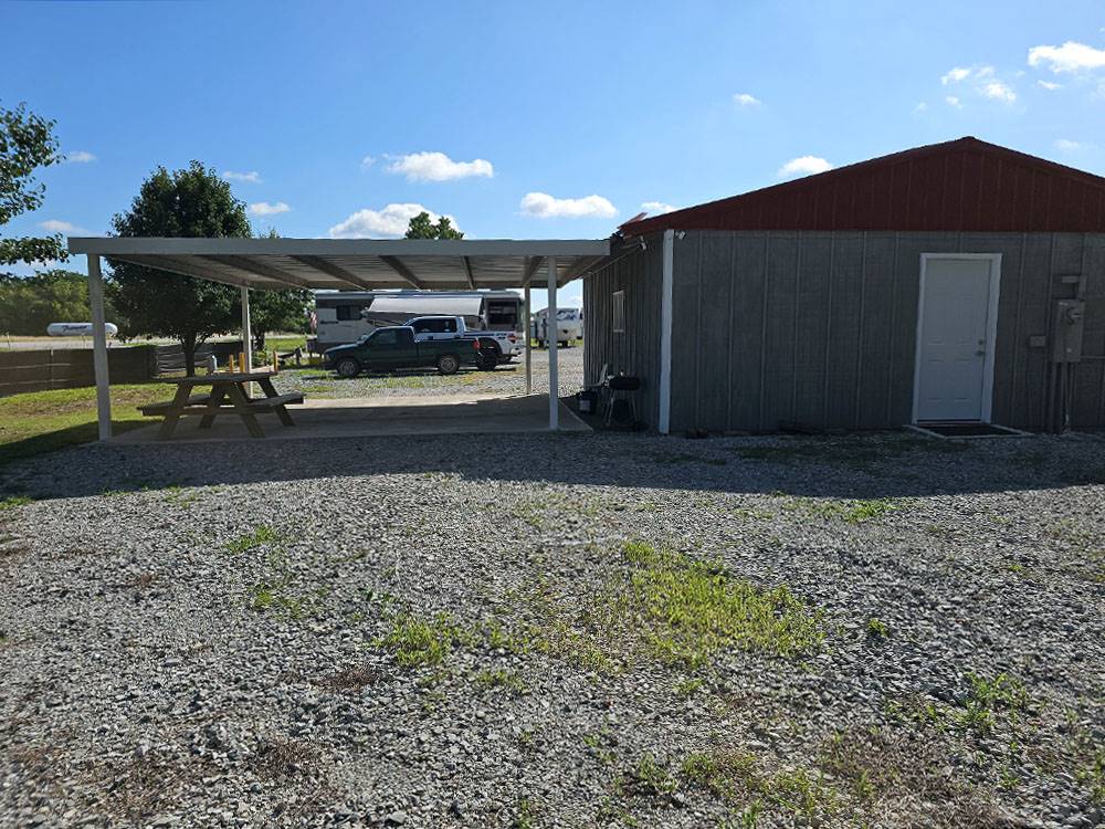 Covered picnic area
