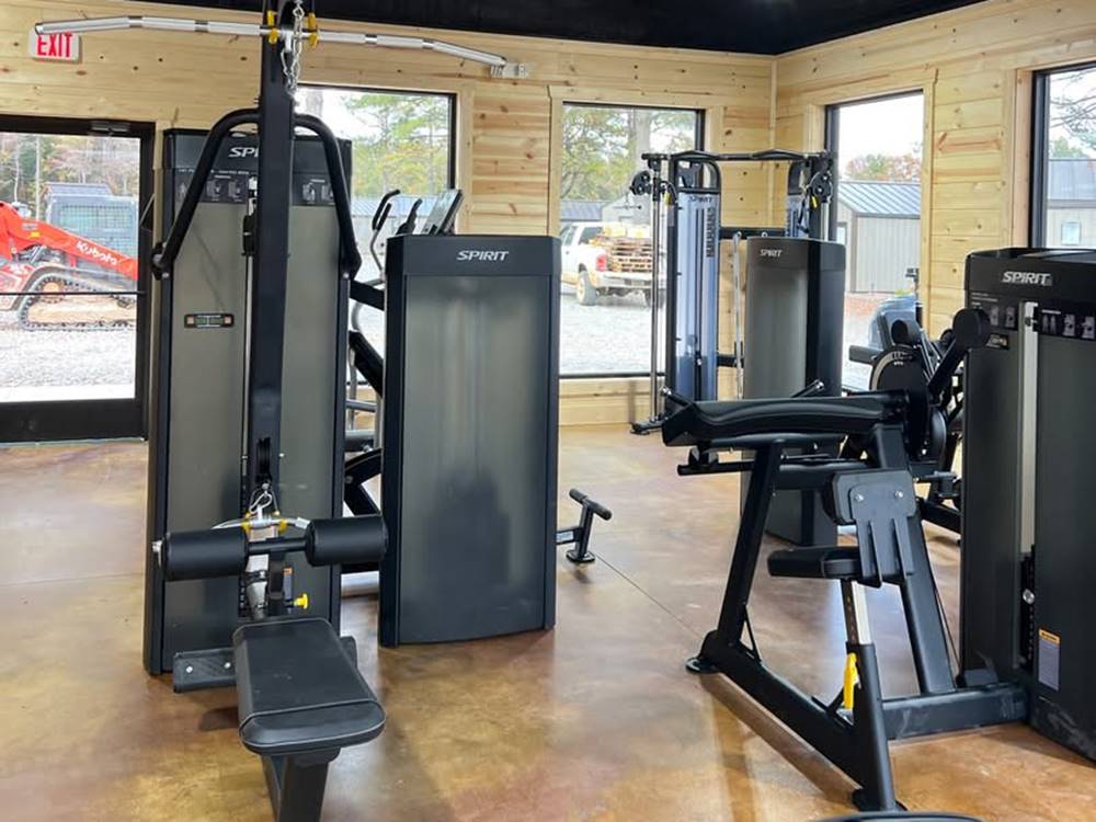 Exercise room at Midway RV Park and Cabin Rentals