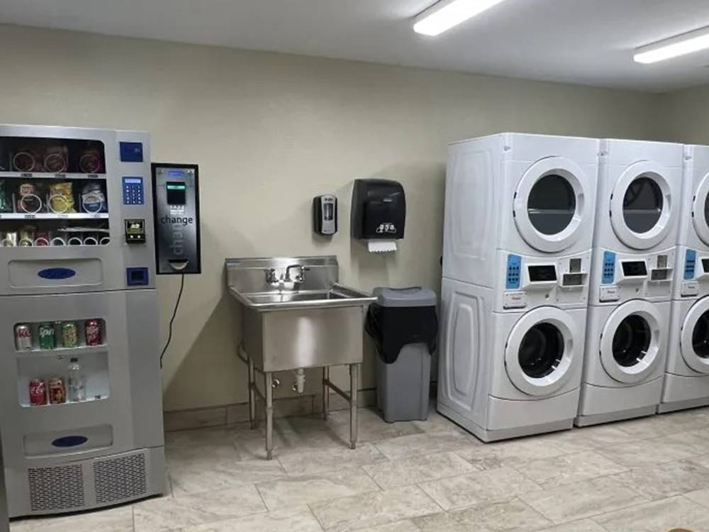 Laundry room at Midway RV Park and Cabin Rentals