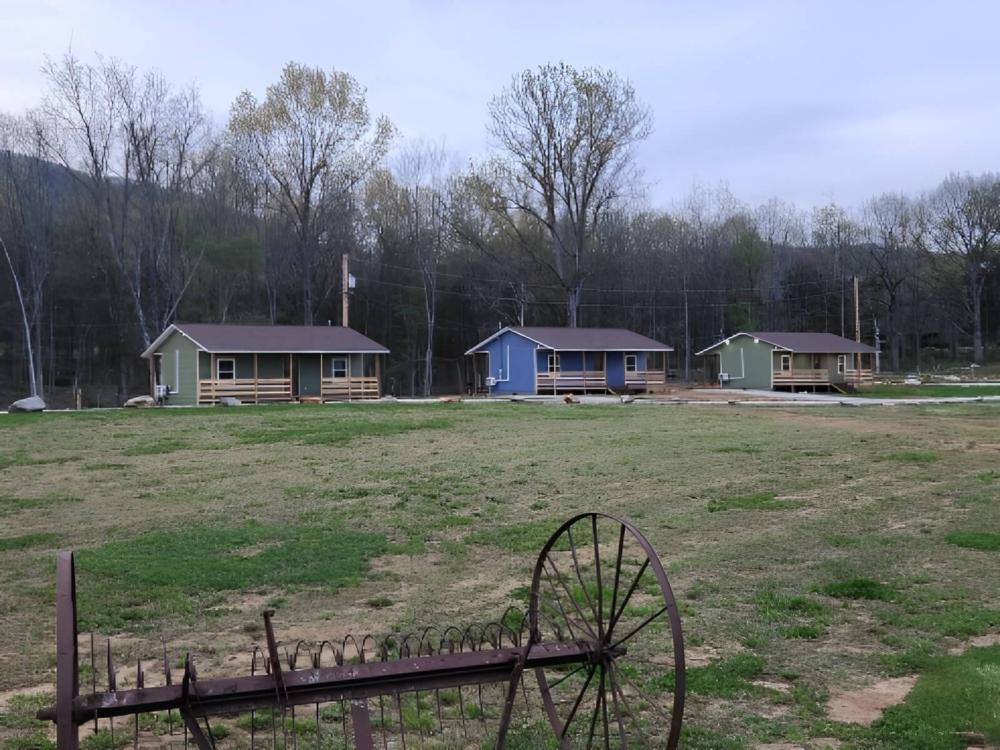 Cabin's at site Yeary Valley Farms