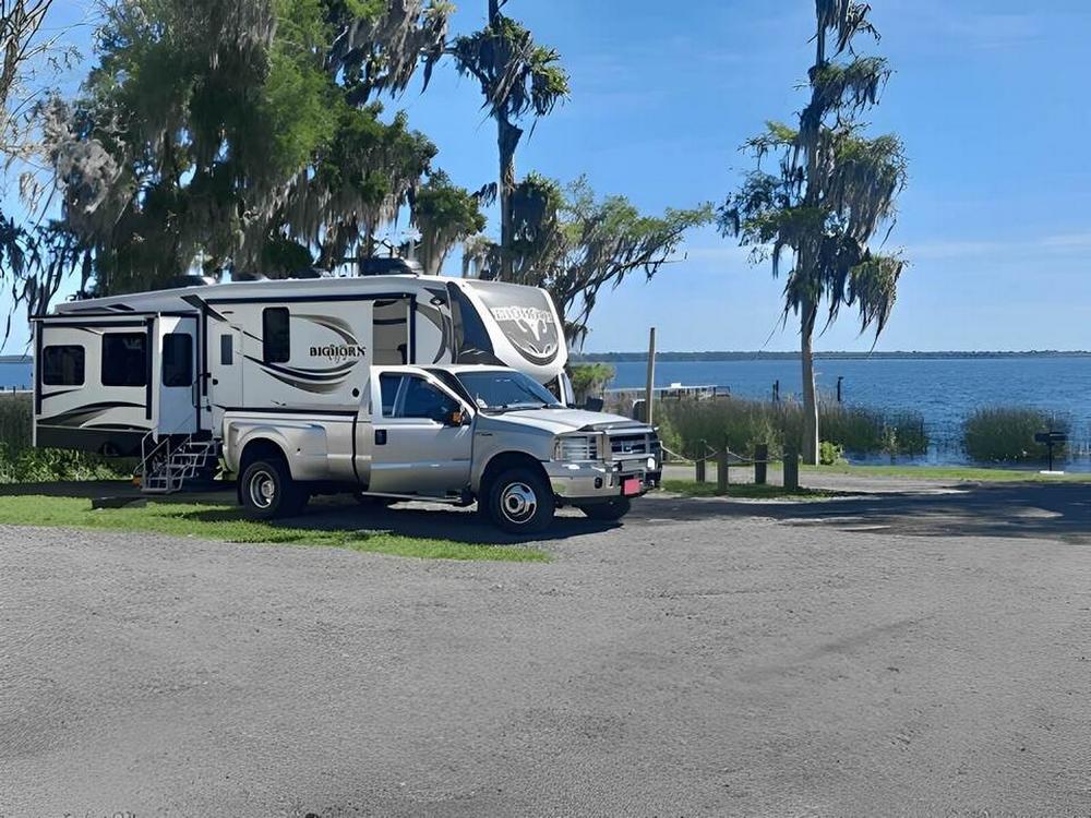 RV site by the water