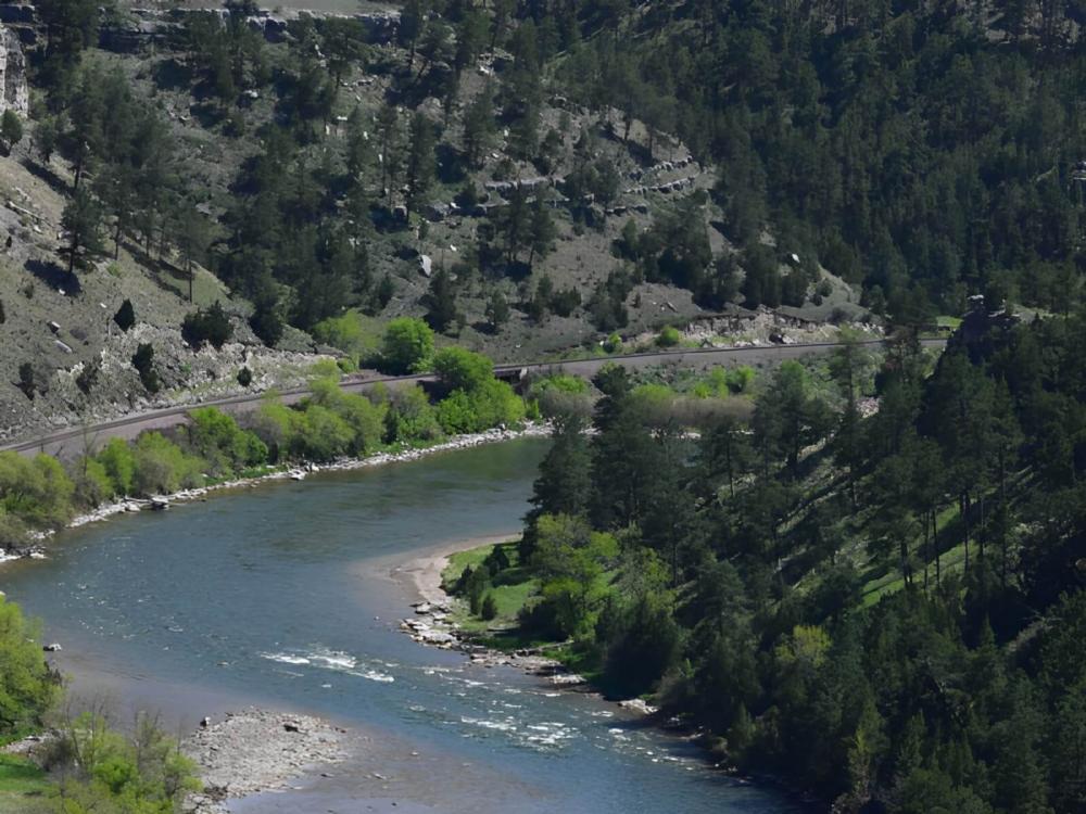 Aerial view of the water at Lakeview Haven