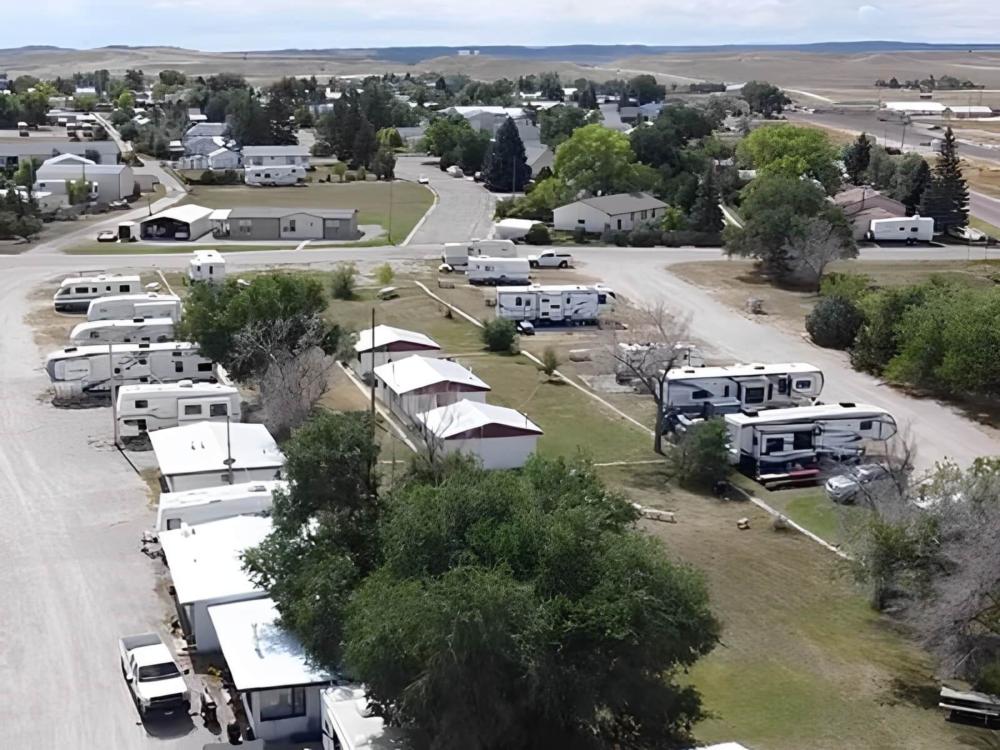 Overhead view at site Lakeview Haven