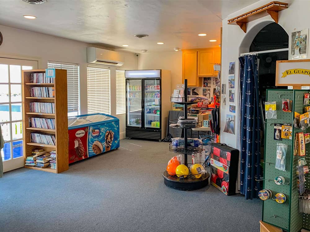 Items for sale in the store