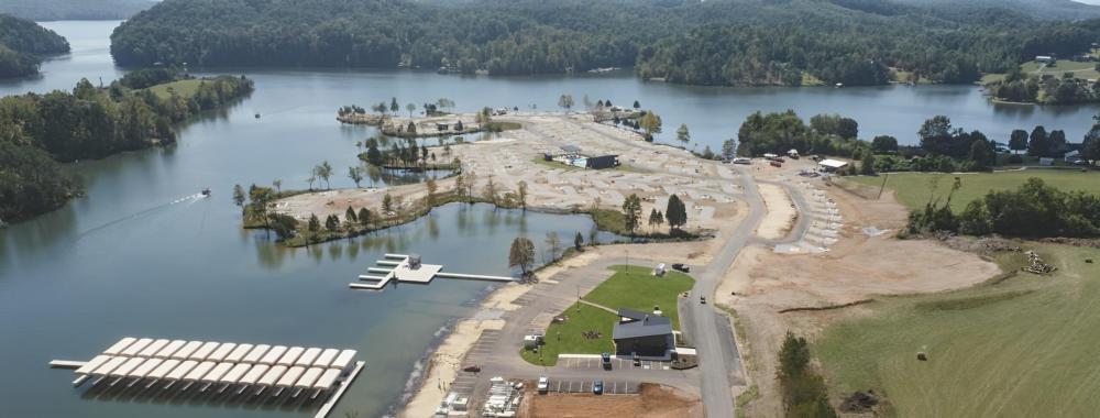 Overhead view at site Rockwood Marina & RV Resort