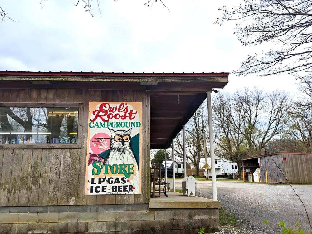Store at site Owls Roost Campground