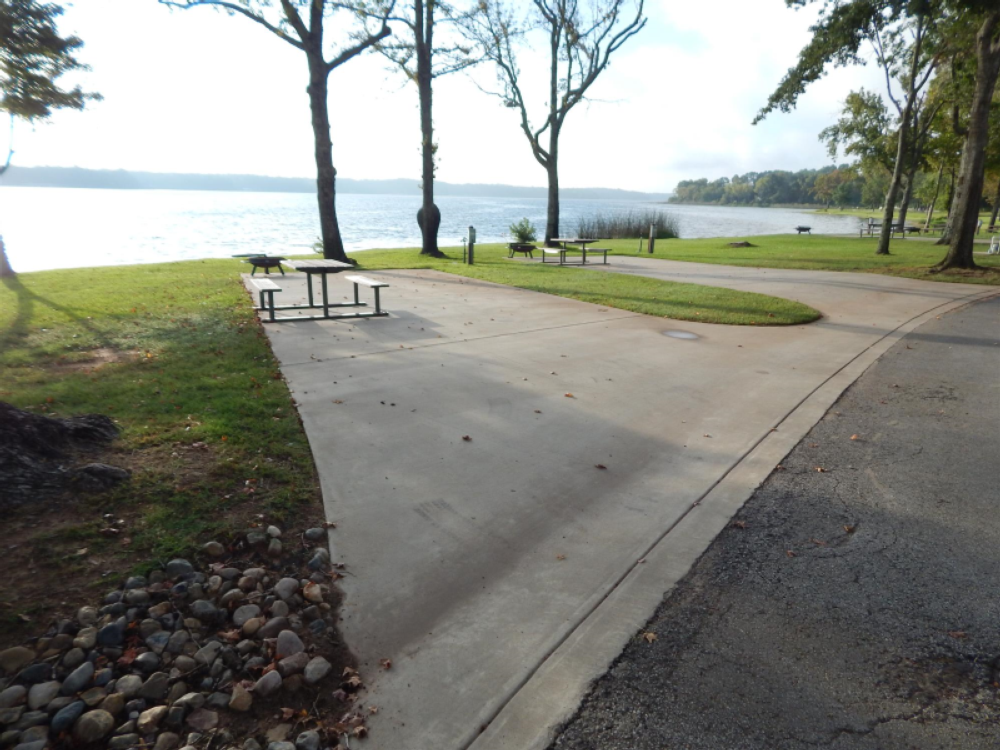 Waterfront RV Sites at The Boulders at Lake Tyler