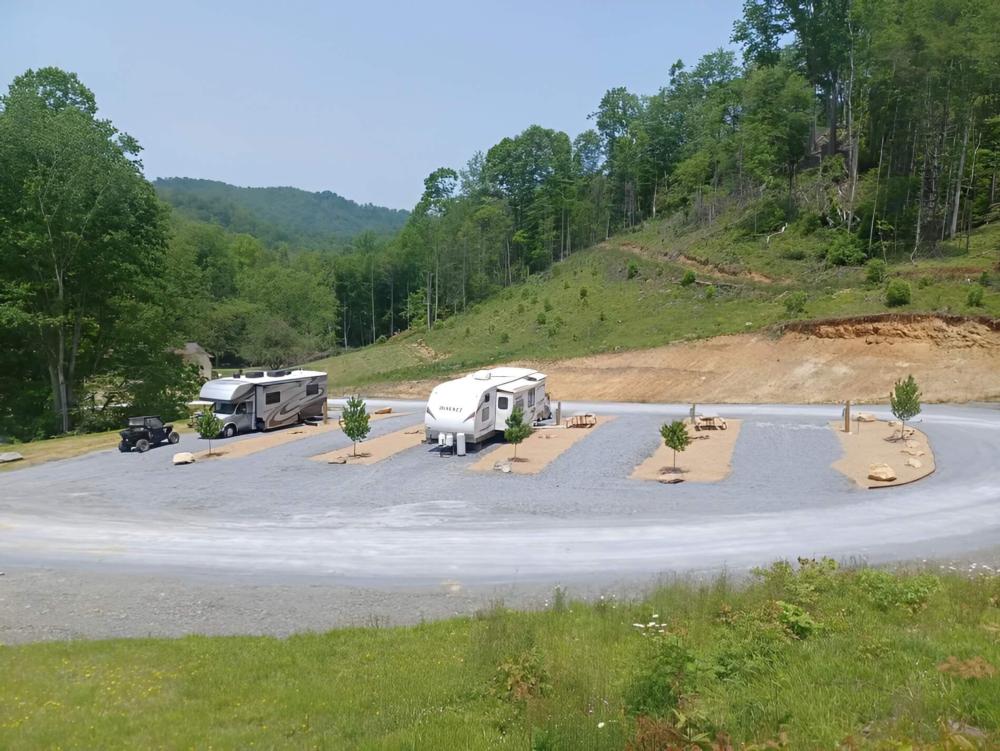 Open RV spaces at site Sugar Hollow RV Park and Campground