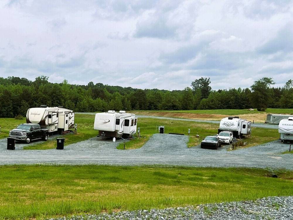A variety of rigs at sites