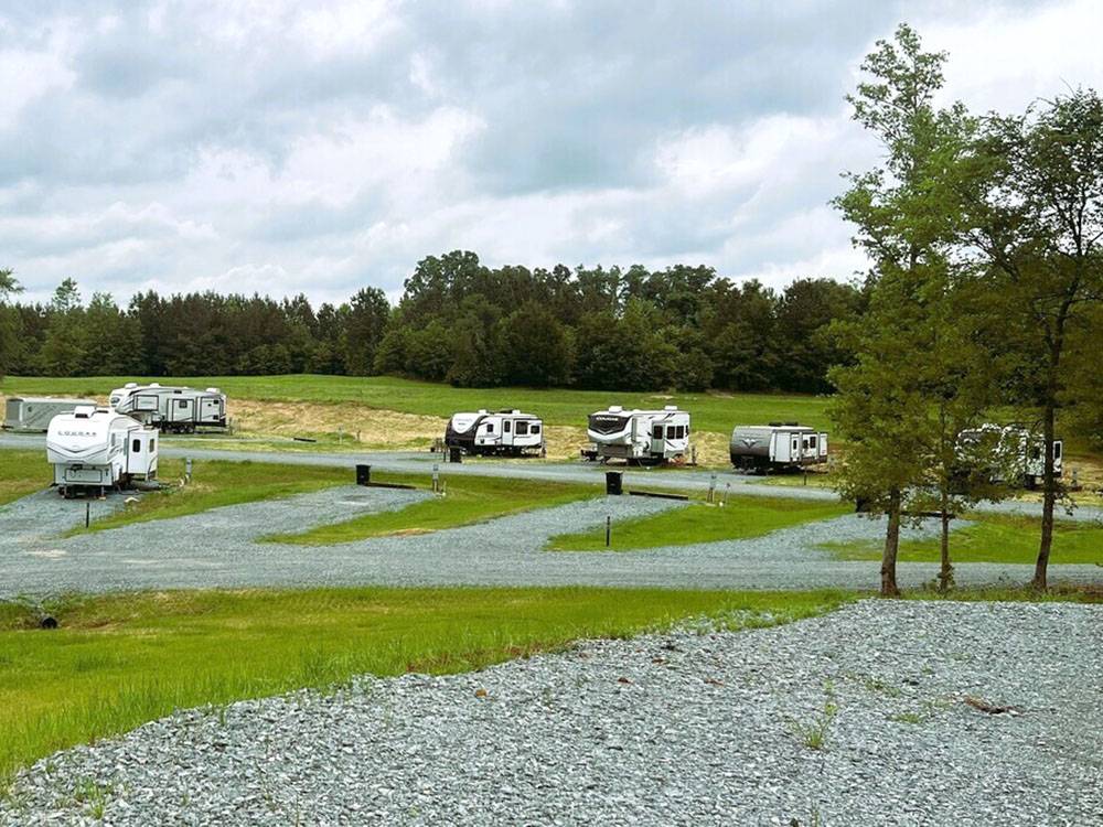 Grassy area near sites