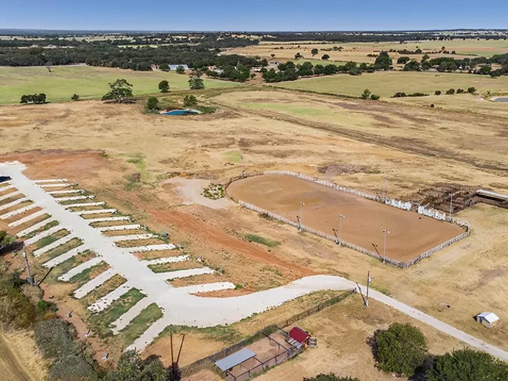 Overhead view at site Hill City Horse Stop