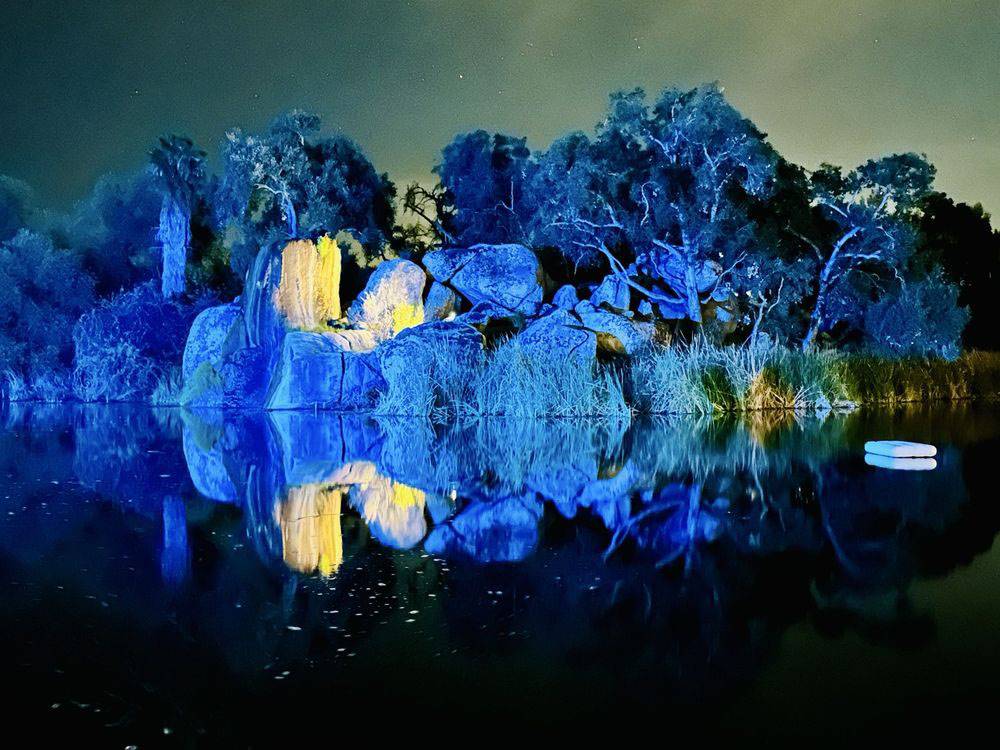 The water at night