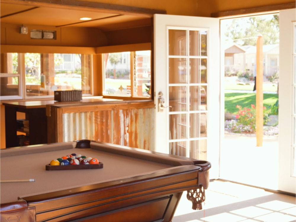 The pool table